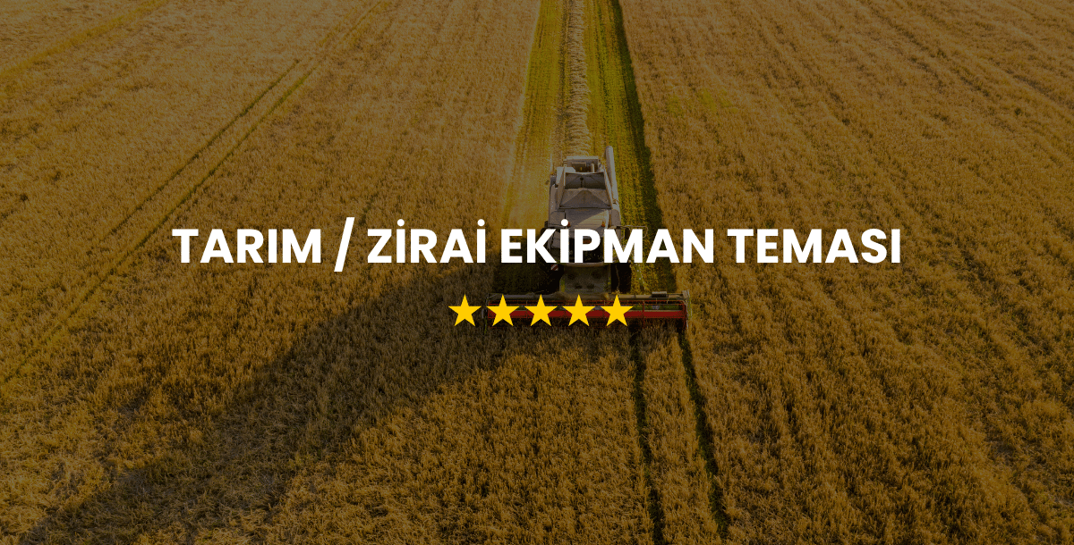 Tarım / Zirai Ekipman Teması