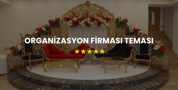 Organizasyon Firması Teması