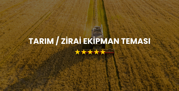 Tarım / Zirai Ekipman Teması