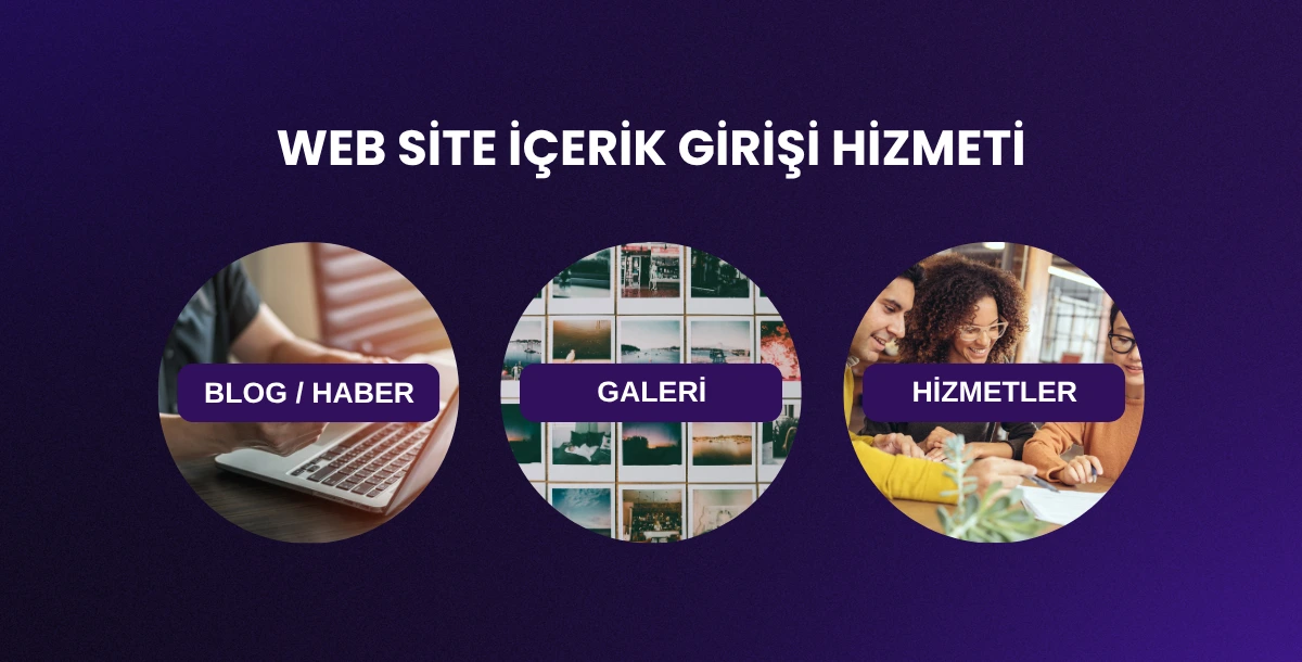 Site İçerik Girişi Hizmeti